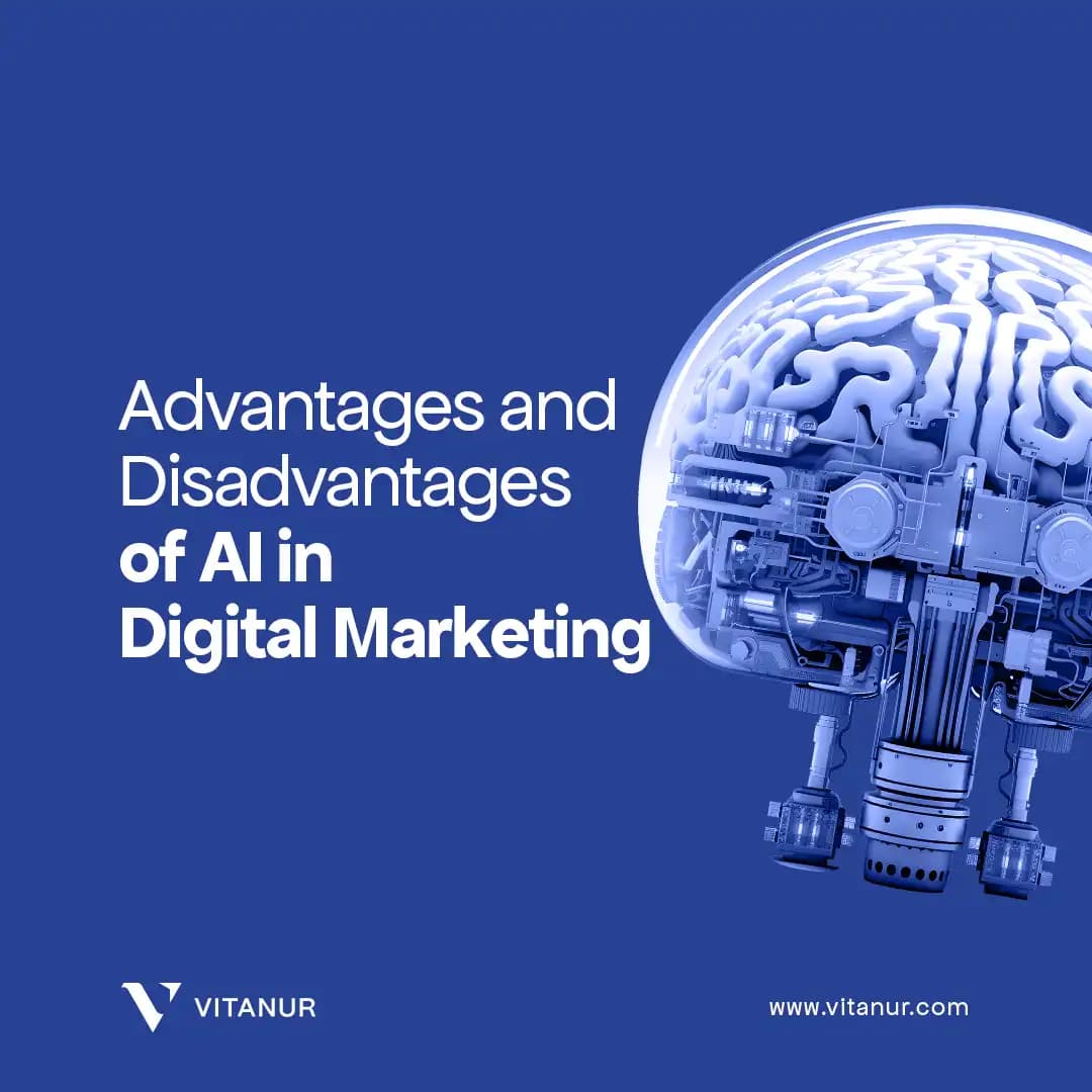 Discover the pros and cons of AI in digital marketing. Learn how artificial intelligence transforms strategies efficiently.